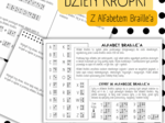 DZIEŃ KROPKI – Alfabet Braille’a – Kodowanie/szyfrowanie