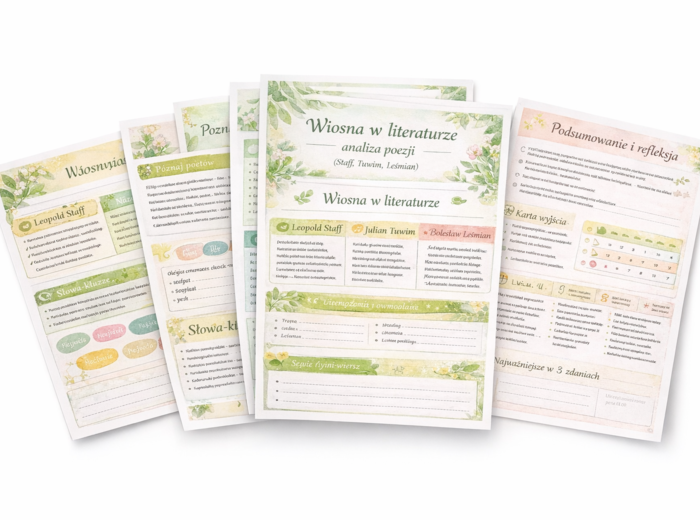 Wiosna w literaturze – analiza poezji (Staff, Tuwim, Leśmian)