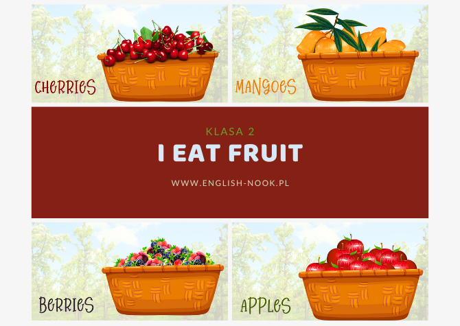Owoce - I eat fruit - prezentacja