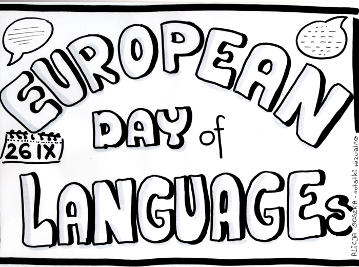 napis na gazetkę EUROPEAN DAY of LANGUAGES