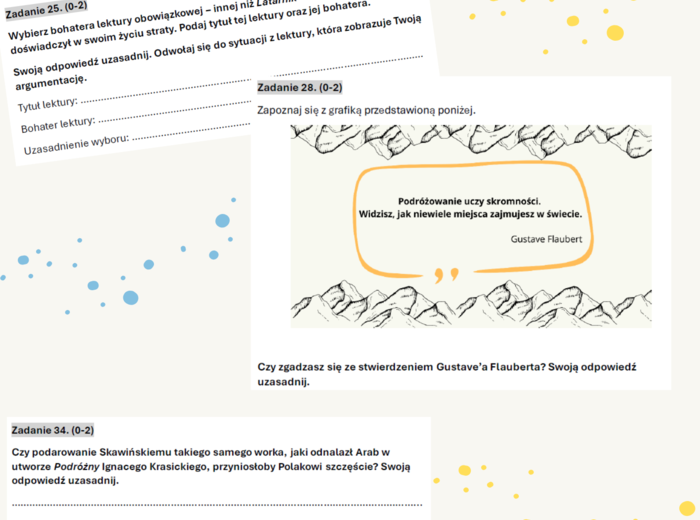 Latarnik. Zestaw zadań powtórkowych i egzaminacyjnych