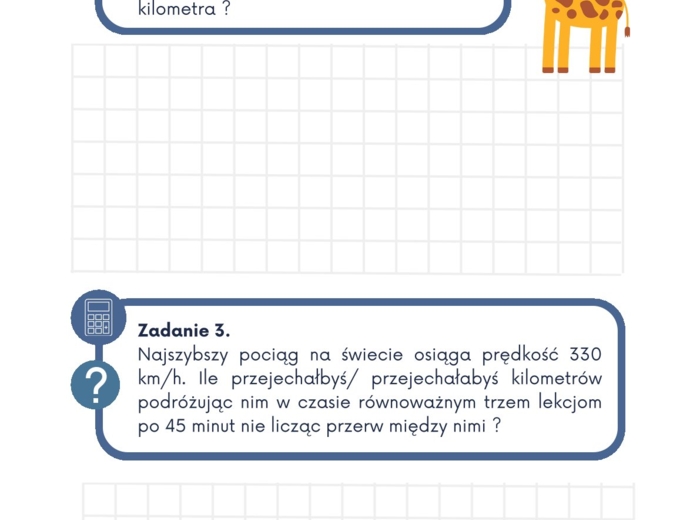 PRĘDKOŚĆ, DROGA, CZAS- z Matixem do E8