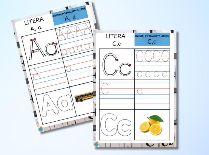 UCZYMY SIĘ LITER ALFABETU