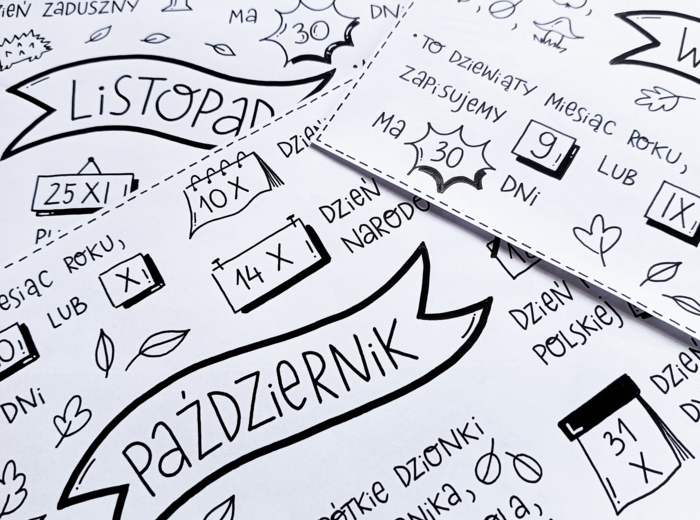 "12 MIESIĘCY" - notatki wizualne