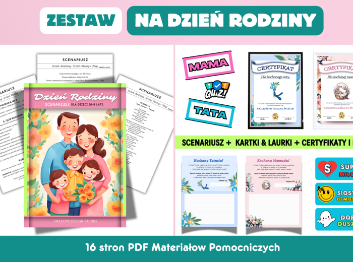 SCENARIUSZ na Dzień Rodziny + Dodatki ❤️