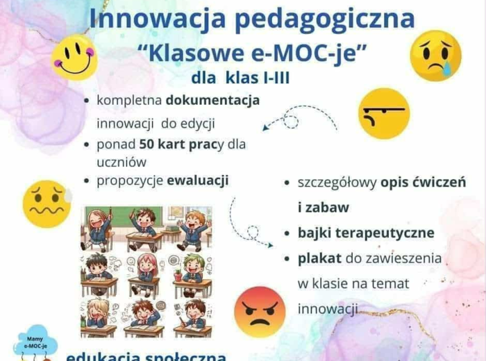 Klasowe emocje - innowacja pedagogiczna dla klas 1-3.