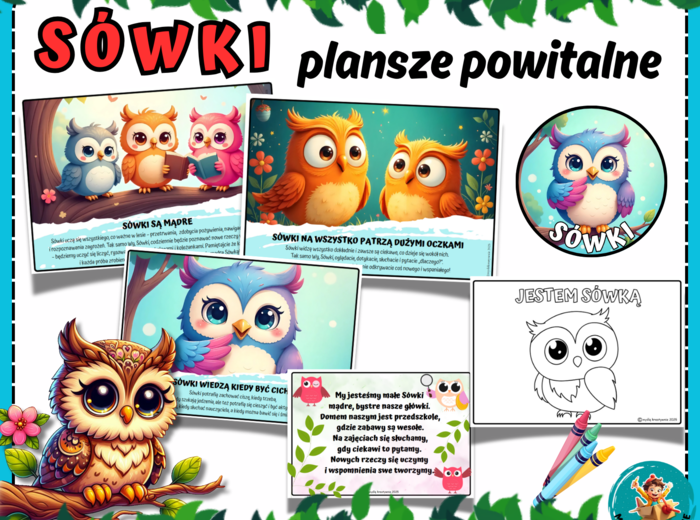 SÓWKI - plansze powitalne