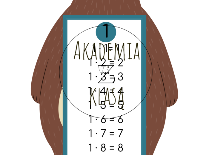 TABLICZKA MNOŻENIA - PAKIET MATERIAŁÓW