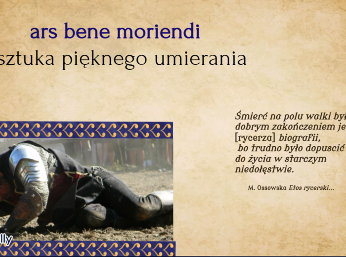 Ideał rycerza średniowiecznego - Pieśń o Rolandzie