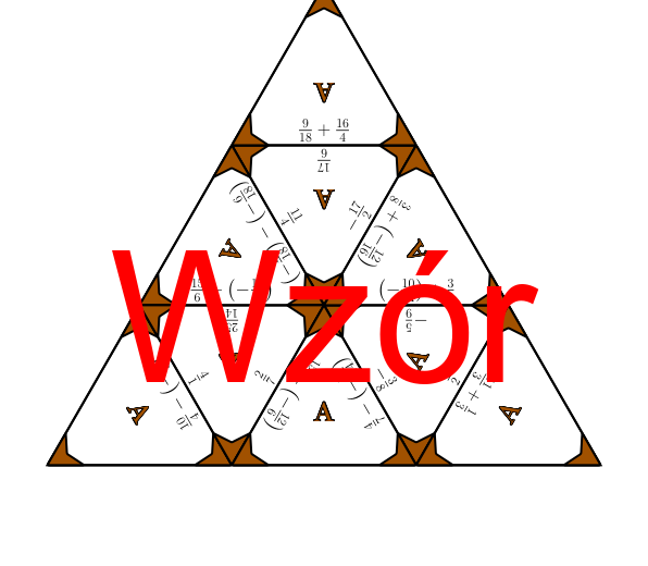 Trimino - Dodawanie i odejmowanie dodatnich i ujemnych ułamków | matematyka