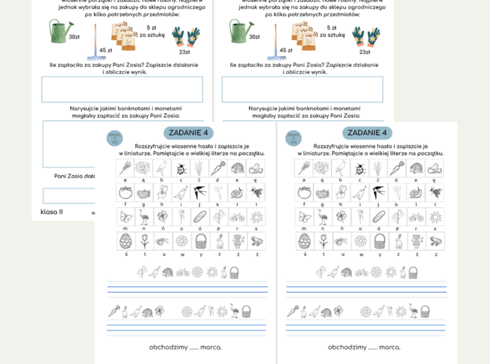 WIOSENNE STACJE ZADANIOWE dla 2 klasy