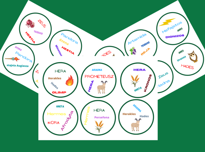 MITY GRECKIE - mitologia - DOOBLE