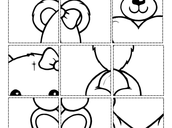 Dzień Pluszowego Misia - wklejka/karta pracy