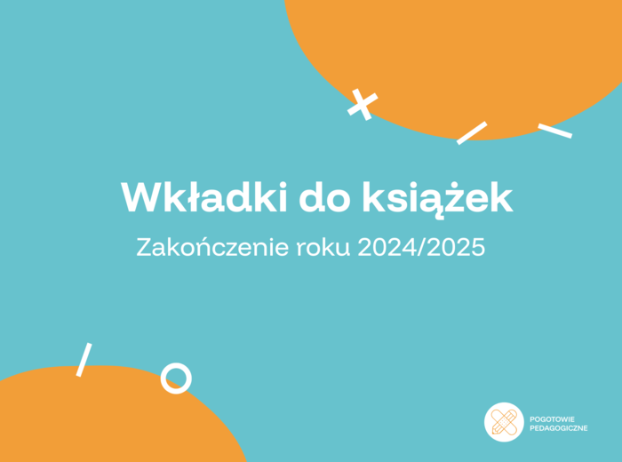 Wkładki do książek z okazji zakończenia roku szkolnego