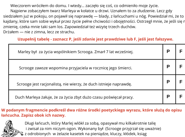 Opowieść wigilijna - pamiętnik Scrooga