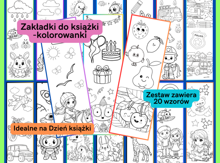 Kolorowe zakładki – kreatywnie na Dzień Książki!