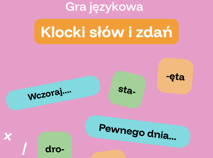 Gra językowa "Klocki słów i zdań"