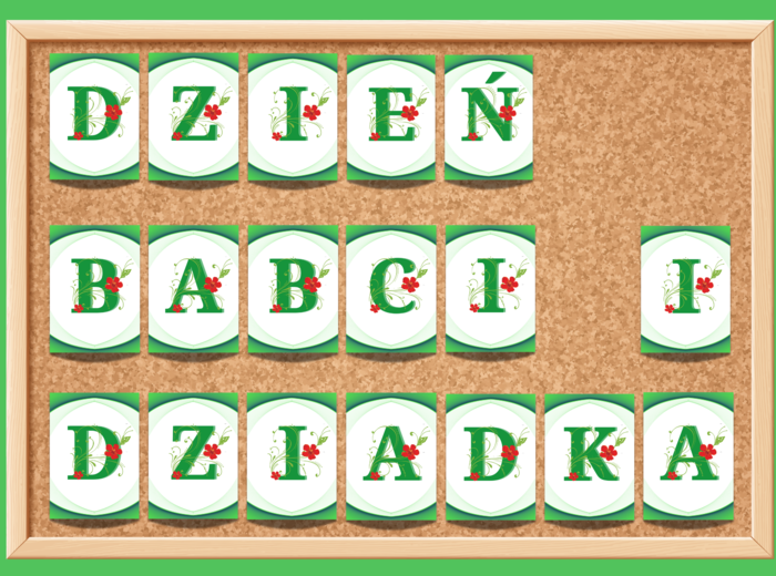 DZIEŃ BABCI i DZIADKA- BABCIU! DZIADKU! TAK BARDZO WAS KOCHAMY!