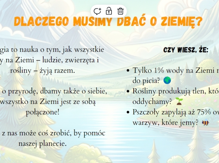 Prezentacja o ekologii. Ochrona środowiska, różnorodność biologiczna, działania ekologiczne. Zrównoważony rozwój.