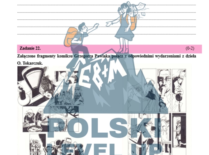 Test 30 zadań z literatury współczesnej + klucz odpowiedzi (Tokarczuk, Stasiuk, Nowakowski, Kapuściński)_Polski Level Up