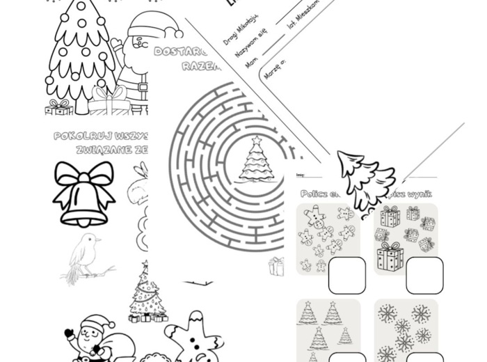 Materiał edukacyjny - zima