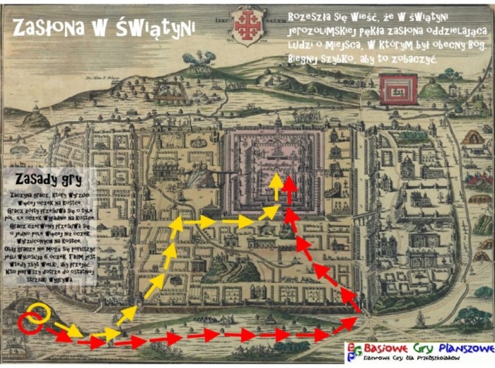 Zasłona w świątyni – Gra planszowa