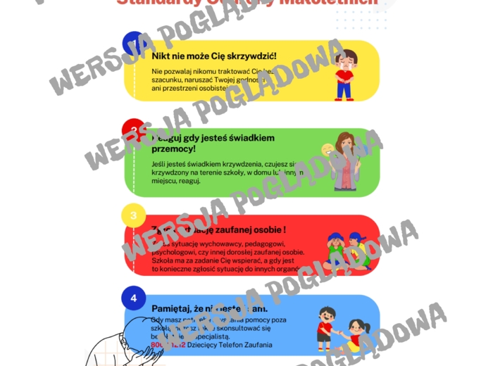 Standardy ochrony dzieci - gazetka skrócona
