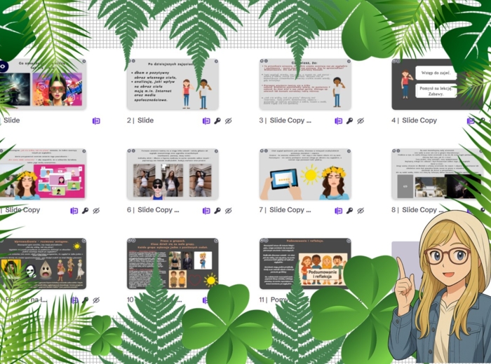 Prezentacja multimedialna w genial.ly „Co oznacza jak cię widzą - tak cię piszą?". Edukacja zdrowotna. Klasa 7. Dział „Nasze zdrowie psychiczne".