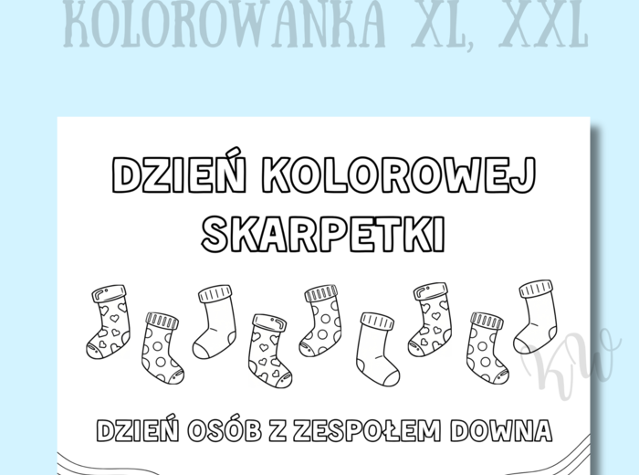 Dzień Kolorowej Skarpetki - zestaw