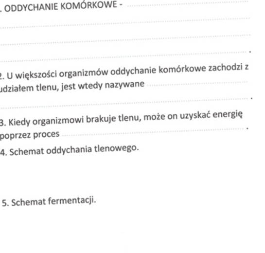 Sposoby oddychania organizmów (KP 2)