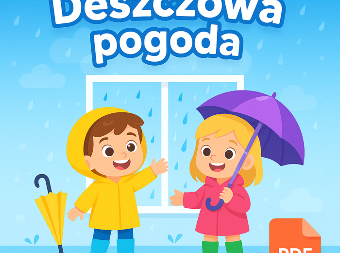 Karty pracy „Deszczowa pogoda”