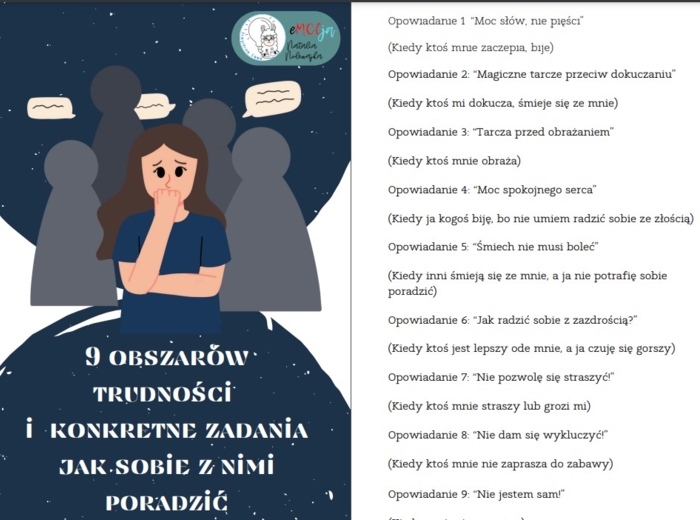 9 obszarów trudności i konkretne zadania jak sobie z nimi poradzić