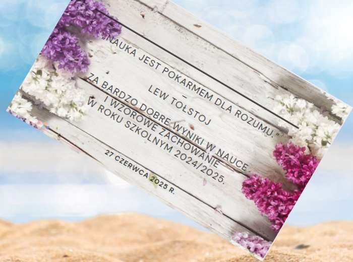 Wklejki do książek - zakończenie roku szkolnego