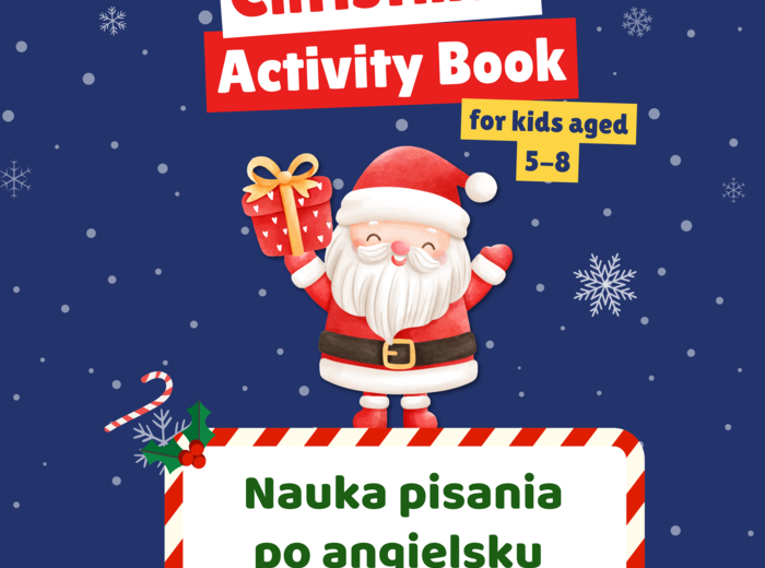 Świąteczne Słówka - Nauka Pisania - Polsko Angielskie - zadania, zagadki, ćwiczenie pisowni