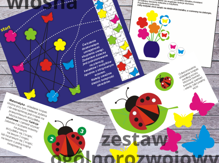 Wiosenny zestaw ogólnorozwojowy