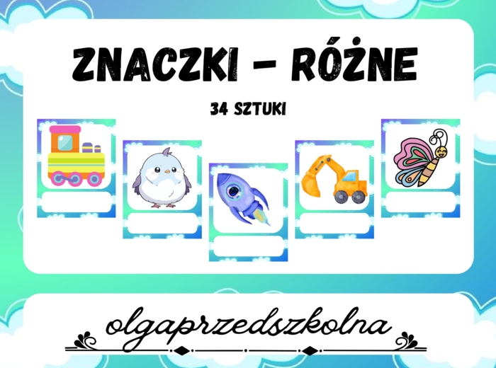 Znaczki różne