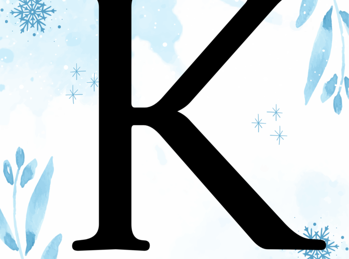 Zimowy napis na dzień babci i dziadka