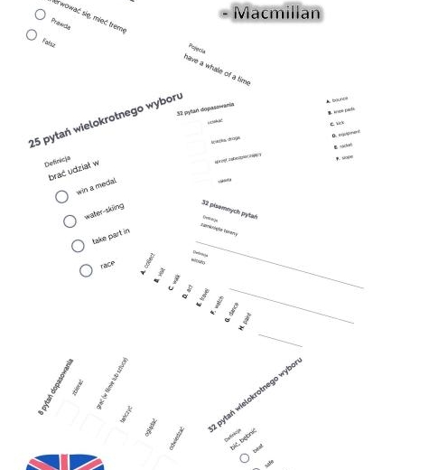 Repetytorium Ósmoklasisty cz. 1 (Macmillan) - Unit 1 - testy
