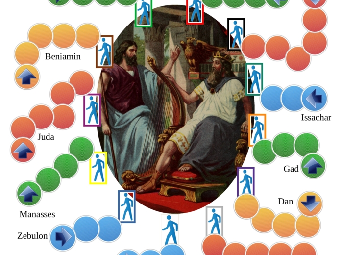 Koronacja Dawida – Gra planszowa