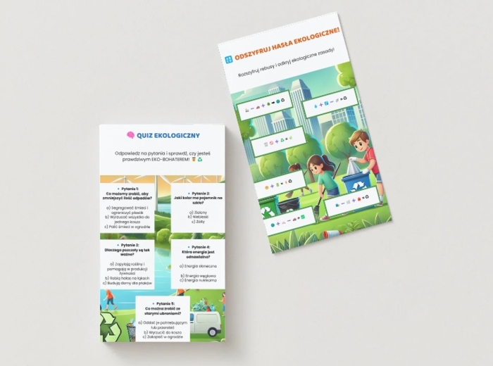 Zagadki ekologiczne. Quiz i rebusy o ochronie środowiska.
