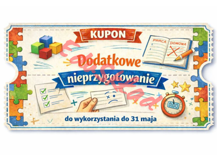 📘 Kupony motywacyjne na matematykę - Wersja 2