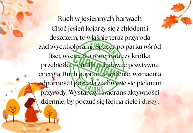 📘 Gazetka „Jesień pełna spokoju i dobrych myśli”-17 stron do druku| Format A4 i mniejszy| Idealna zarówno dla starszych jak i młodszych klas