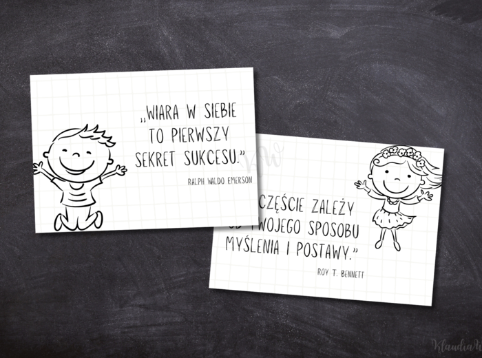 Dzień Pozytywnego Myślenia – plansze z inspirującymi cytatami