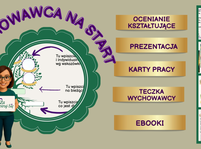 Wychowawca na start- scenariusz , karty pracy, teczka wychowawcy