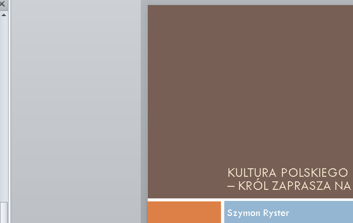 Kultura polskiego oświecenia - prezentacja i zadanie