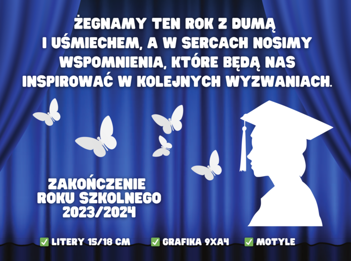 ZAKOŃCZENIE ROKU - DEKORACJA XXL