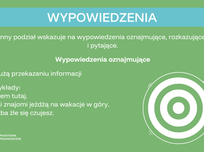 Wielka gramatyka egzaminacyjna - wypowiedzenia