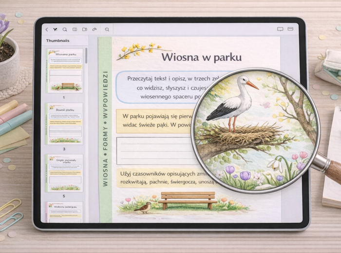 Wiosna w trzech zdaniach — krótkie formy wypowiedzi