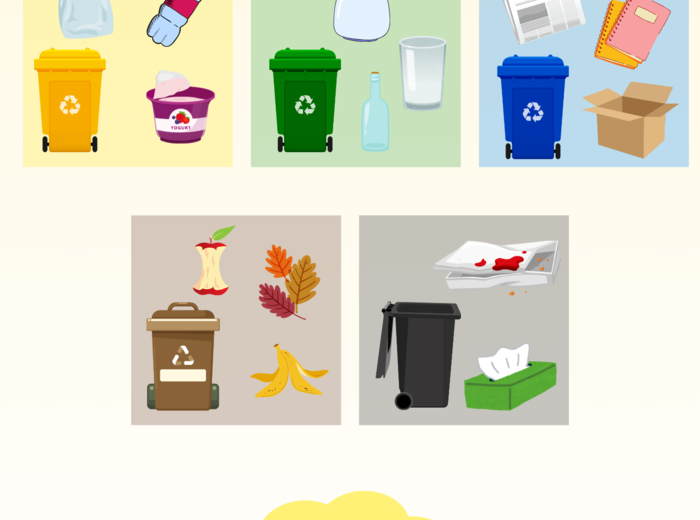 Plansze edukacyjne. Ekosystemy. Gatunki zagrożone. Segregacja odpadów. Cykl życia drzew. Owady zapylające.