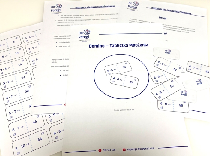 Domino – Tabliczka mnożenia